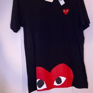 Come Des garçon play bottom heart tee
